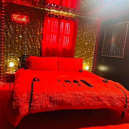 New Kink Loft King Bed Naughty Playrooms (Adults Only)